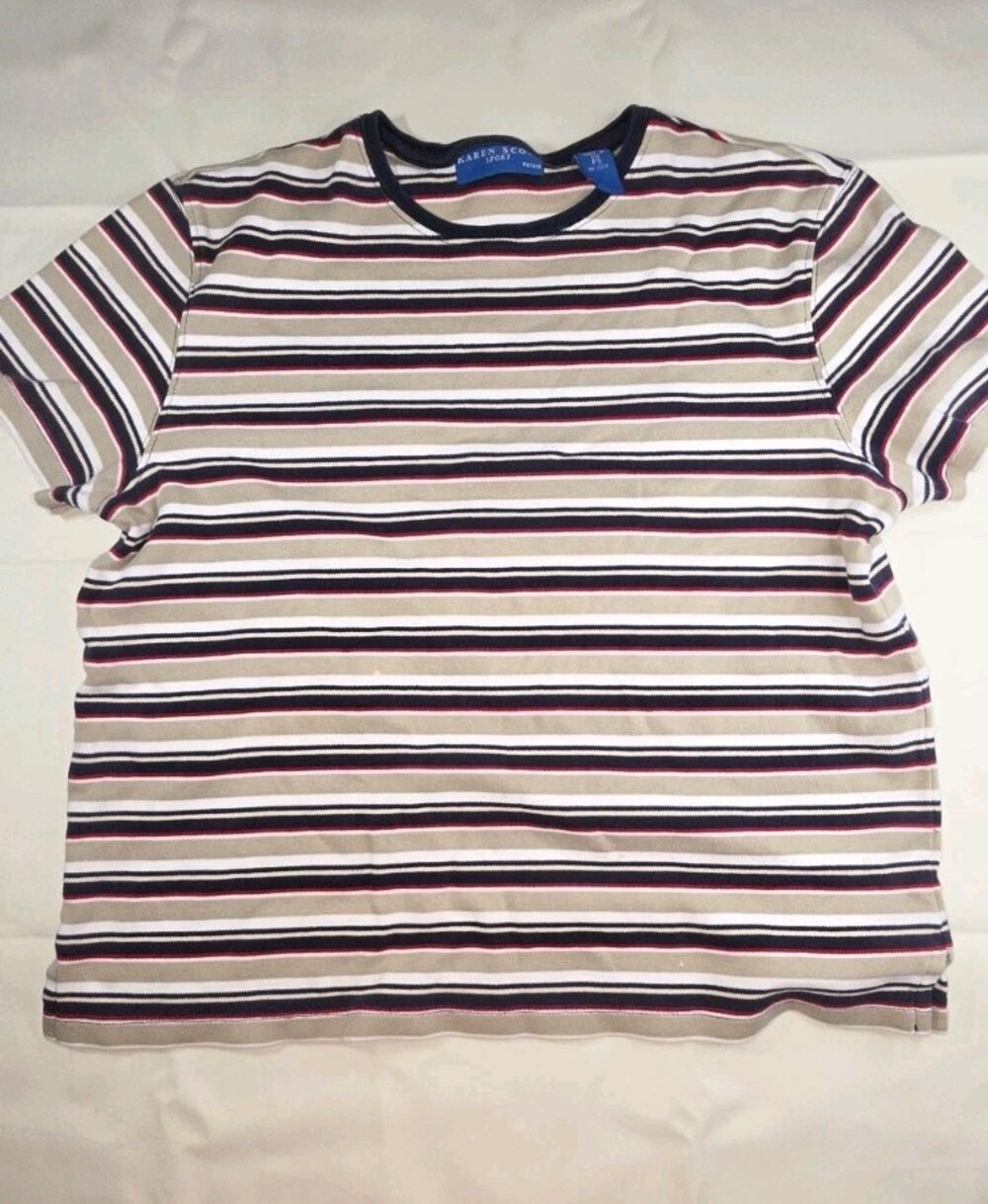 Karen Scott Sport Women's Short Sleeves RN 13711 size Small Multicolor Sku 0286